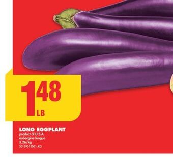 No Frills Long eggplant offer