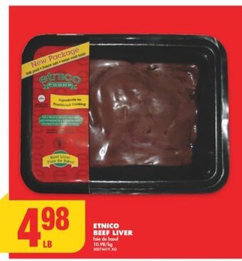 No Frills Etnico beef liver offer