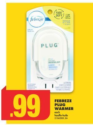 No Frills Febreze plug warmer offer