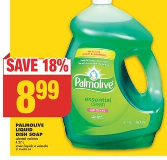 No Frills Palmolive liquid dish soap, 4.27 l offer