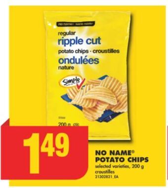 No Frills No name potato chips, 200 g offer
