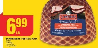 No Frills Schneiders festive ham offer