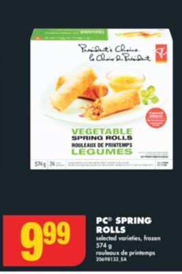 No Frills Pc spring rolls, 574 g offer