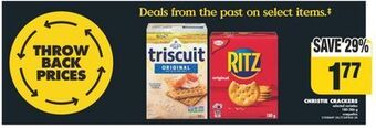 No Frills Christie crackers, 180-386 g offer