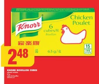 No Frills Knorr bouillon cubes, 63 g offer