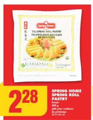 No Frills Spring home spring roll pastry, 400 g offer