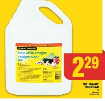 No Frills No name vinegar, 4 l offer