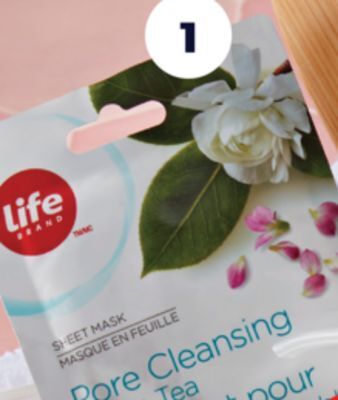 Real Canadian Superstore Life brand sheet masks offer