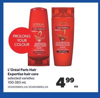 Real Canadian Superstore L'oréal paris hair expertise hair care, 100-385 ml offer