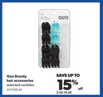 Real Canadian Superstore Quo beauty hair accessories offer