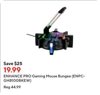 Staples Enhance pro gaming mouse bungee (enpcghb100bkew) offer