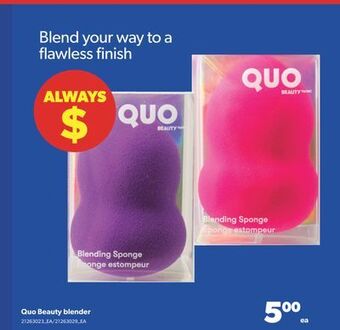 Real Canadian Superstore Quo beauty blender offer