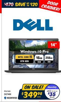 Big Daddy Closeouts Dell 14 windows 10 pro offer