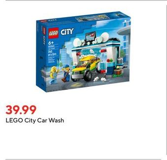Staples Lego city car wash offer