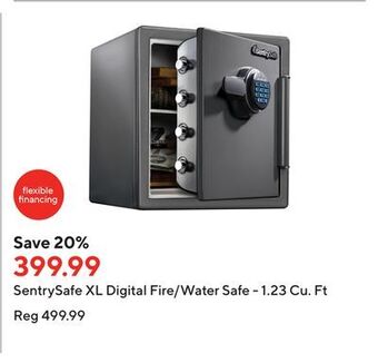 Staples Sentrysafe xl digital fire/water safe - 1.23 cu. ft offer