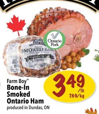 Farm Boy Farm boy bone-in smoked ontario ham offer