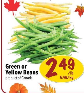 Farm Boy Green or yellow beans offer