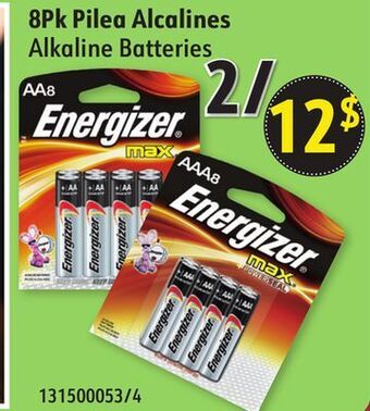 Sushi Shop Energizer alkaline batteries offer