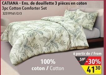 Sushi Shop 3pc cotton comforter set offer