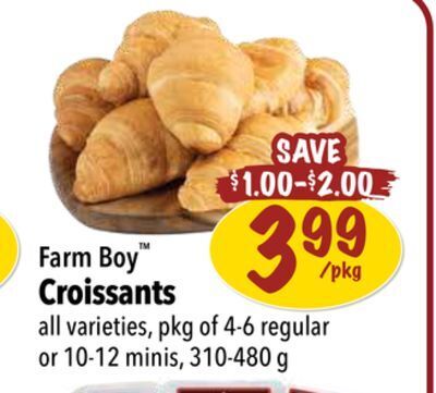 Farm Boy Farm boy croissants offer