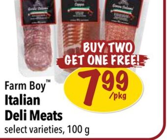 Farm Boy Farm boy italian deli meats offer