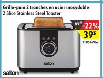 Sushi Shop Salton 2 slice stainless steel toaster offer