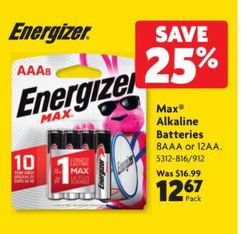 Home Hardware Max alkaline batteries offer