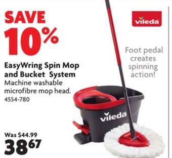 Home Hardware Easywring spin mop and bucket system offer