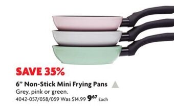 Home Hardware 6 non-stick mini frying pans offer