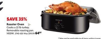 Home Hardware Roaster oven offer