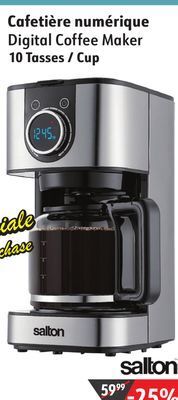 Sushi Shop Salton digital coffee maker offer