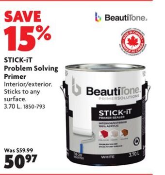 Home Hardware Stick-it problem solving primer offer