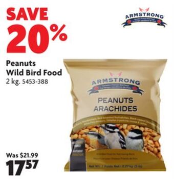 Home Hardware Peanuts wild bird food offer