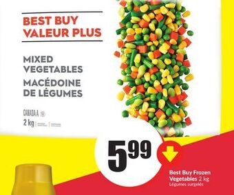 Chalo FreshCo Best buy frozen vegetables 2 kg offer