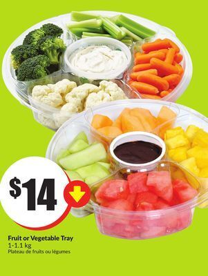 Chalo FreshCo Fruit or vegetable tray 1-1.1 offer