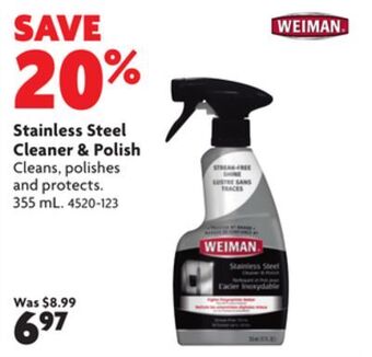 Home Hardware Stainless steel cleaner & polish offer