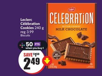 Chalo FreshCo Leclerc célébration cookies 240 g offer