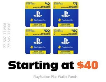 GameStop Playstation plus wallet funds offer