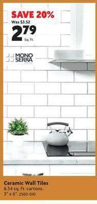 Home Hardware Ceramic wall tiles offer