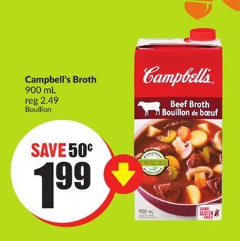 Chalo FreshCo Campbell's broth 900 ml offer