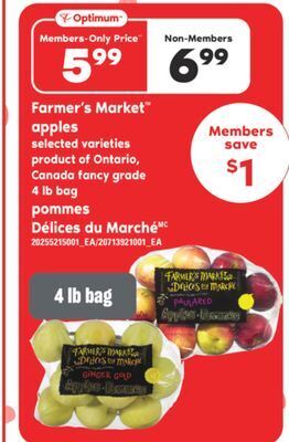 Valu-mart Pommes délices du marché 4 lb bag offer