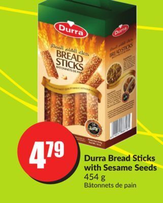 Chalo FreshCo Durra bread sticks with sesame seeds 454 g offer