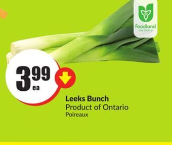 Chalo FreshCo Leeks bunch product of ontario offer
