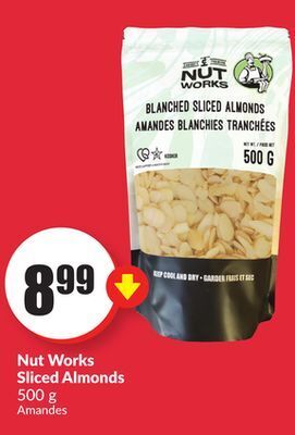 Chalo FreshCo Nut works sliced almonds 500 g offer