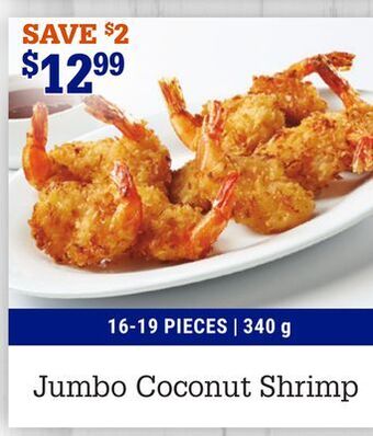 M & M Food Market Jumbo coconut shrimp offer