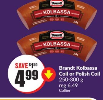 Chalo FreshCo Brandt kolbassa coil or polish coil 250-300 g offer