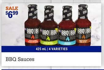 M & M Food Market Bbq sauces offer