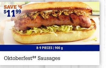 M & M Food Market Oktoberfest † sausages offer