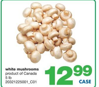 Wholesale Club White mushrooms, 5 lb offer