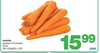 Wholesale Club Carrots, 25 lb offer